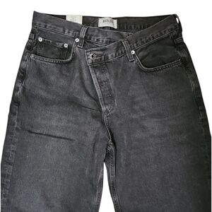 Agolde Shambles High Rise Criss Cross Jeans